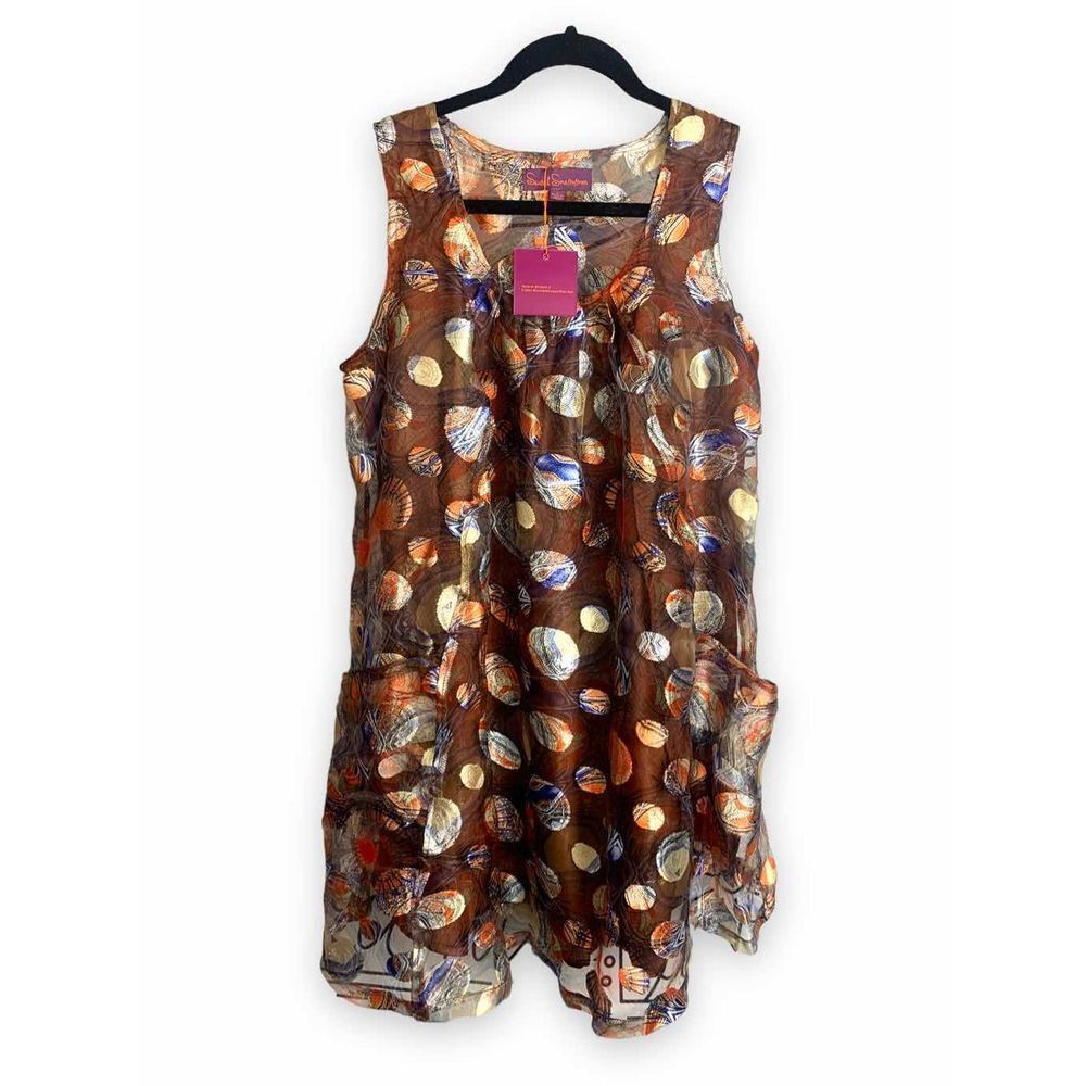Sweet Sinammon Smock Tunic L
